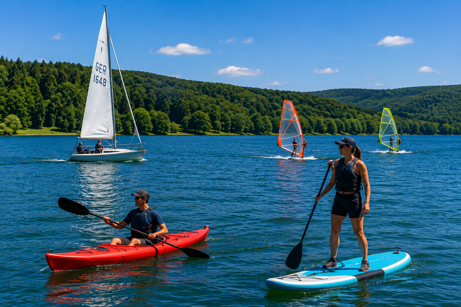 Aktivitäten am Möhnesee