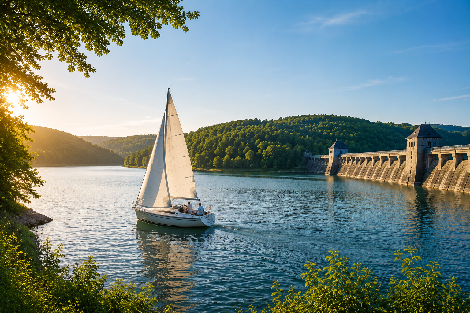 Bootfahren am Möhnesee