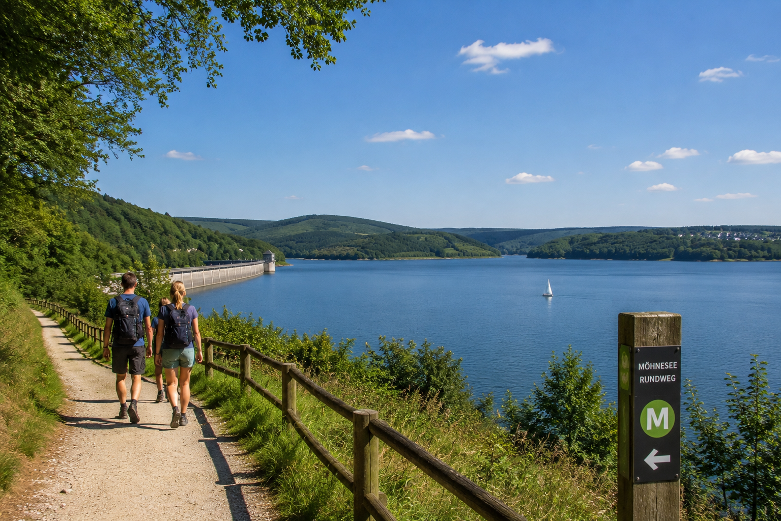 Wandern am Möhnesee