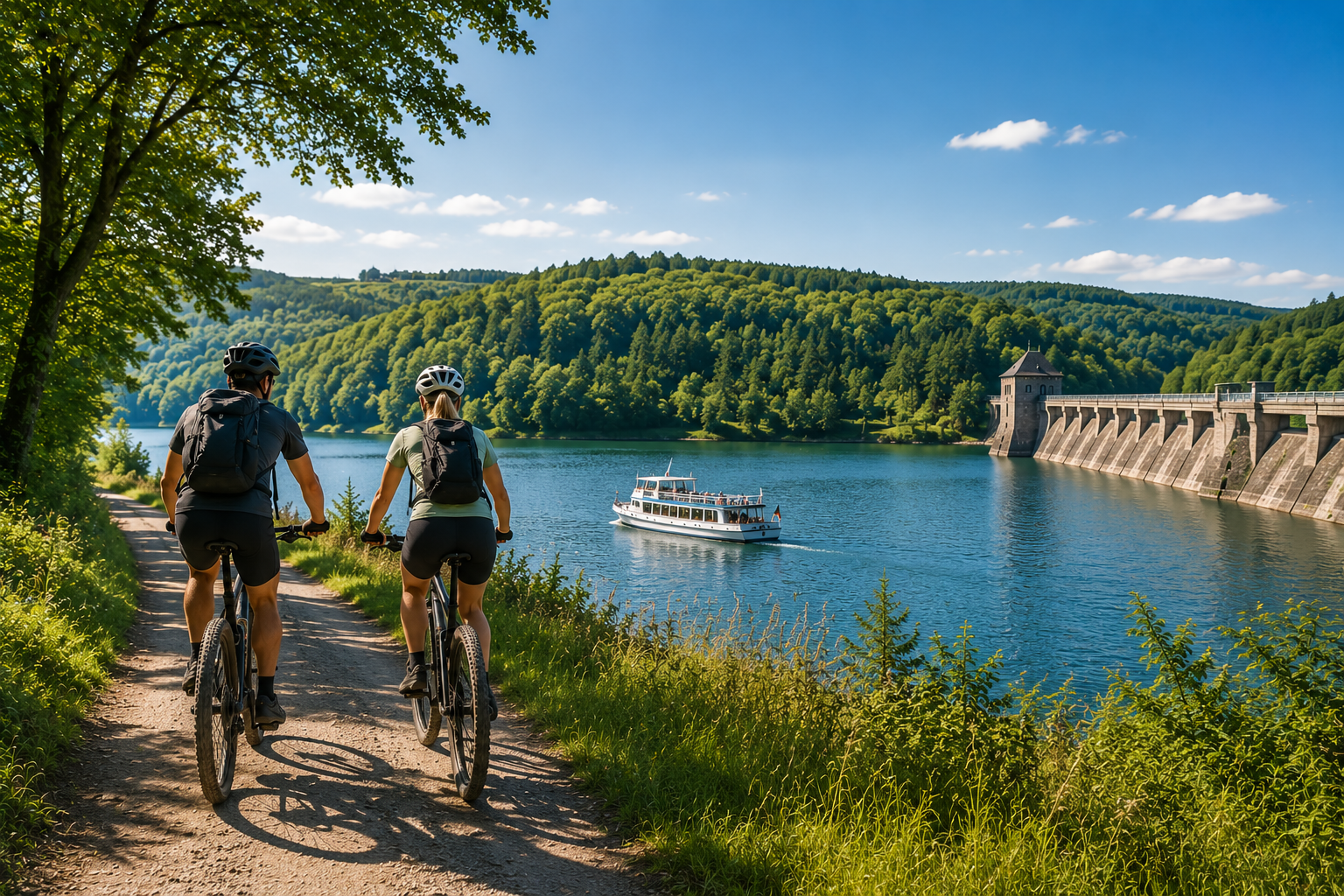 Radfahren an den Sauerland-Seen